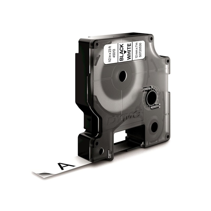 DYMO D1 Standard - Black on White - 12mm DYMO D1 Standard - Black on White - 12mm