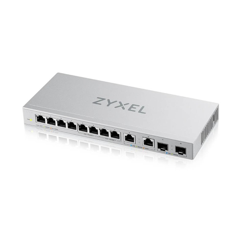 Zyxel XGS1010-12-ZZ0102F network switch Unmanaged Gigabit Ethernet (10/100/1000) Grey Zyxel XGS1010-12-ZZ0102F network switch Unmanaged Gigabit Ethernet (10/100/1000) Grey