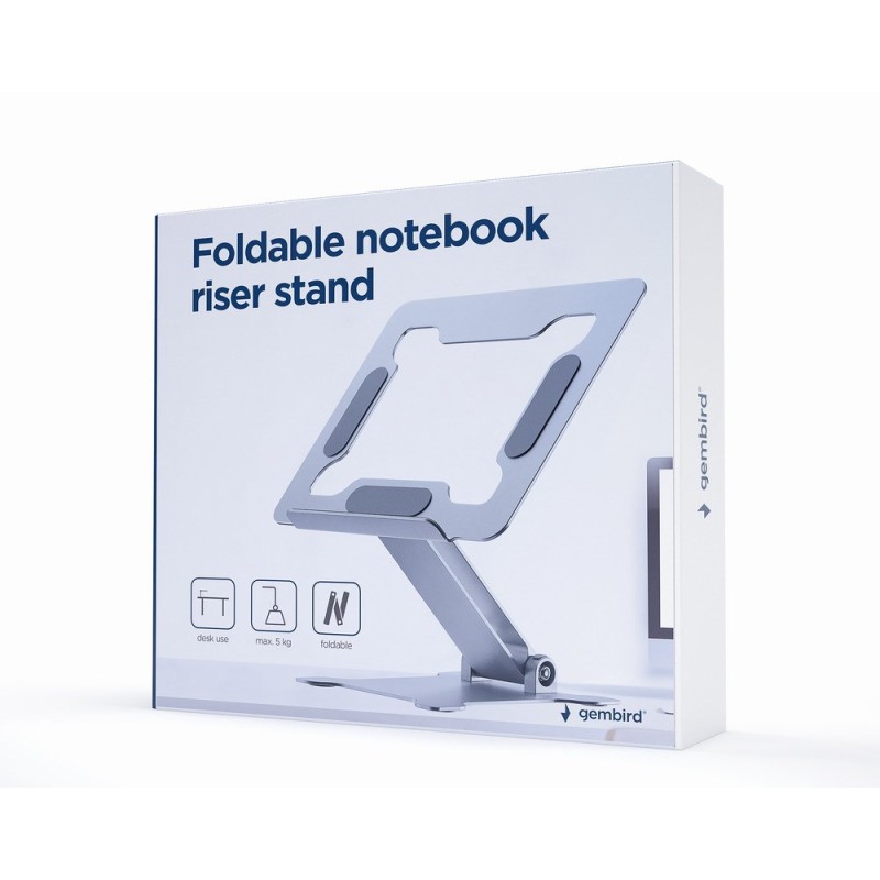 Gembird NBS-D1-03 laptop stand Silver 39.6 cm (15.6 Gembird NBS-D1-03 laptop stand Silver 39.6 cm (15.6