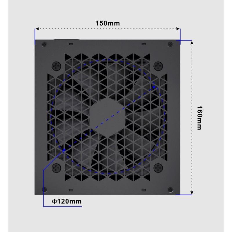 Gembird CCC-PSUGOLD-750W Power supply unit Fornax Power 750W active PFC 12cm fan 80+Gold Gembird CCC-PSUGOLD-750W Power supply unit Fornax Power 750W active PFC 12cm fan 80+Gold