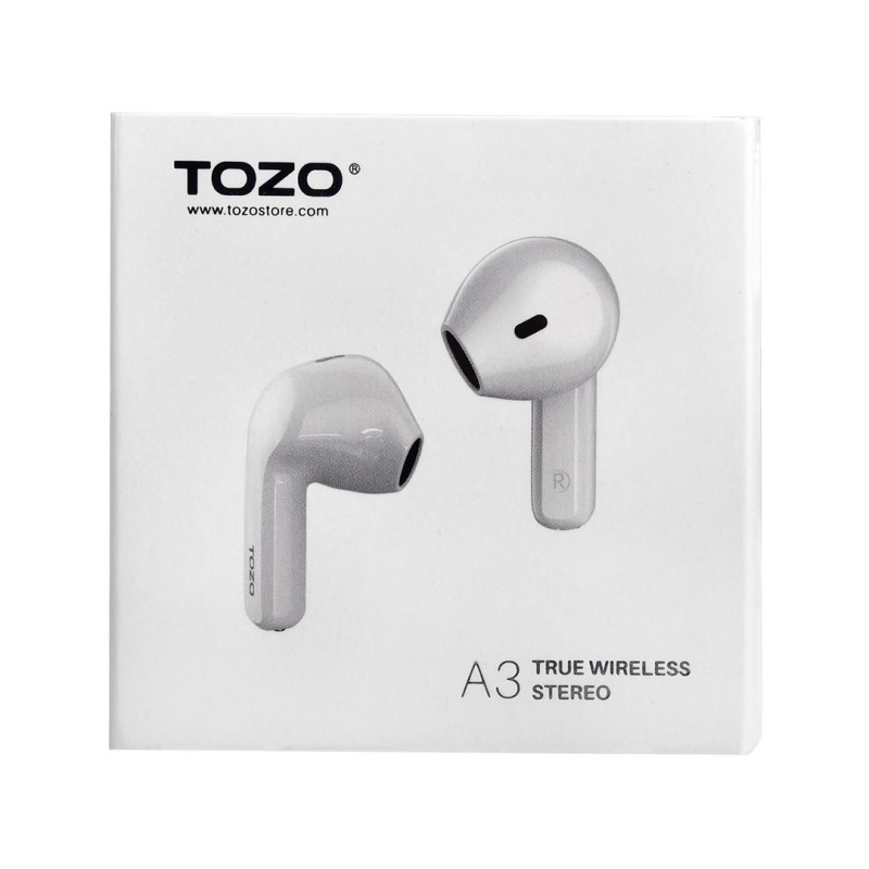 TOZO A3 True Wireless Stereo (TWS) USB Type-C Bluetooth In-Ear Headset White TOZO A3 True Wireless Stereo (TWS) USB Type-C Bluetooth In-Ear Headset White