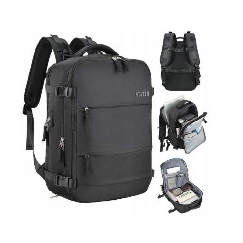 NOVEEN CTB400 Black Cabin Travel Backpack 40x20x25 NOVEEN CTB400 Black Cabin Travel Backpack 40x20x25