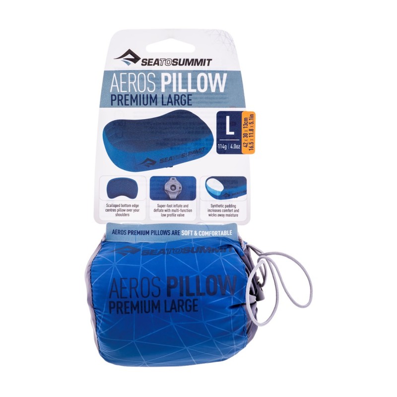 Sea To Summit APILPREMLNB travel pillow Inflatable Blue, Navy Sea To Summit APILPREMLNB travel pillow Inflatable Blue, Navy