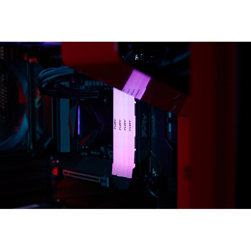 Kingston Technology FURY 16GB 3200MT/s DDR4 CL16 DIMM 1Gx8 Renegade RGB