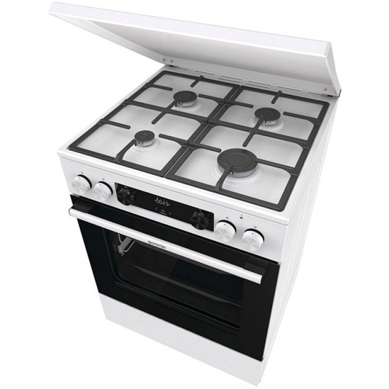 Gorenje GKS6C71WF Freestanding cooker with oven White