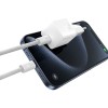 Baseus P10110902213-01 USB-C GaN5 mini 30W mains charger White Baseus P10110902213-01 USB-C GaN5 mini 30W mains charger White