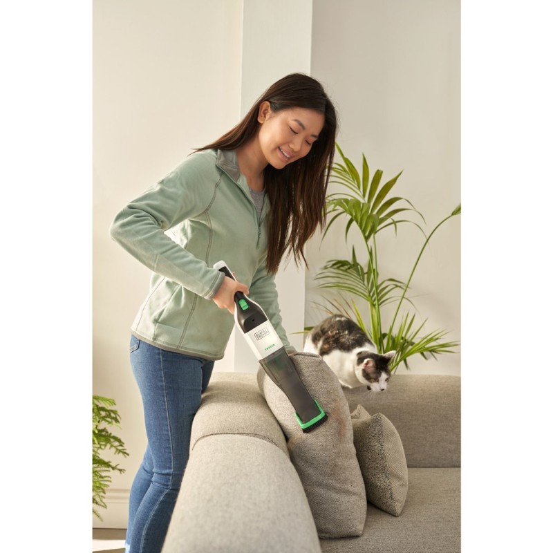 Black & Decker REVHV8C-QW handheld vacuum Black, White Bagless Black & Decker REVHV8C-QW handheld vacuum Black, White Bagless