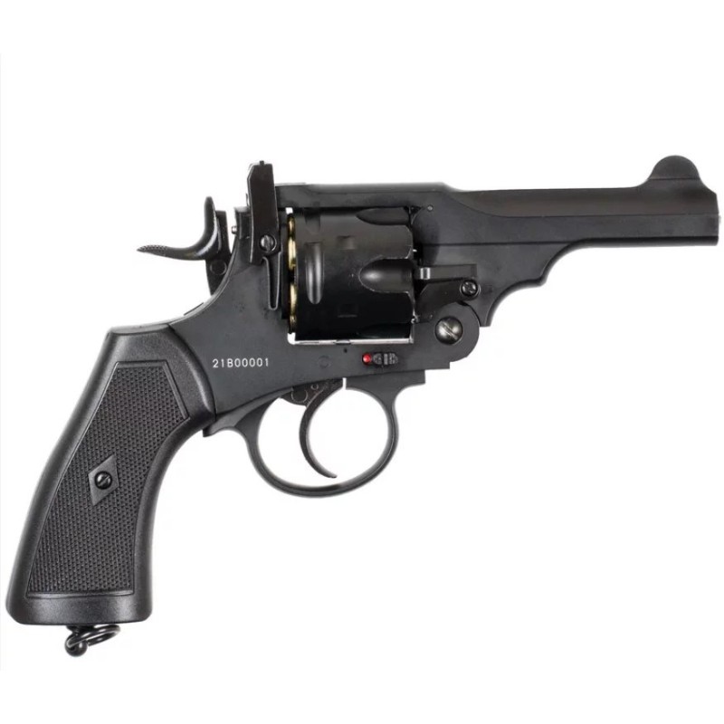 WEBLEY MKVI .455 Police cal.4.5 mm Diabolo cartridge 6-shot barrel 4’ CO2 Black Ekp to17J WEBLEY MKVI .455 Police cal.4.5 mm Diabolo cartridge 6-shot barrel 4’ CO2 Black Ekp to17J