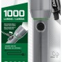 Energizer Metal Vision HD Rechargeable LED Handheld Flashlight 1000 LM, USB charging