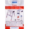 Krause Folding Step Treppy silver