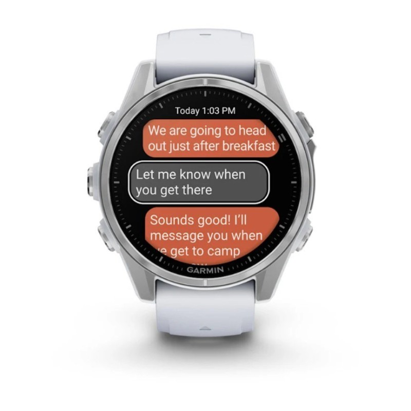 Garmin Fenix 8 AMOLED 43mm Srebrny Garmin Fenix 8 AMOLED 43mm Srebrny