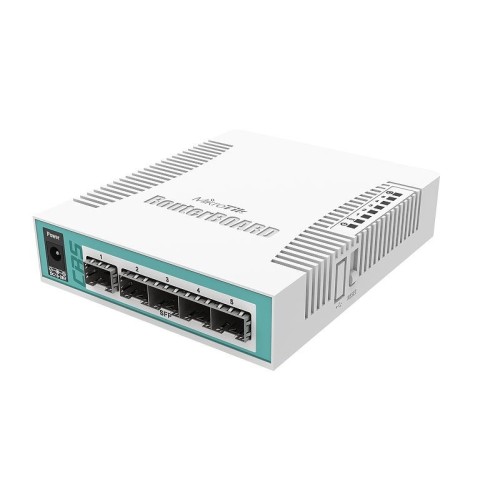 Mikrotik CRS106-1C-5S network switch Gigabit Ethernet (10/100/1000) Power over Ethernet (PoE) White Mikrotik CRS106-1C-5S network switch Gigabit Ethernet (10/100/1000) Power over Ethernet (PoE) White