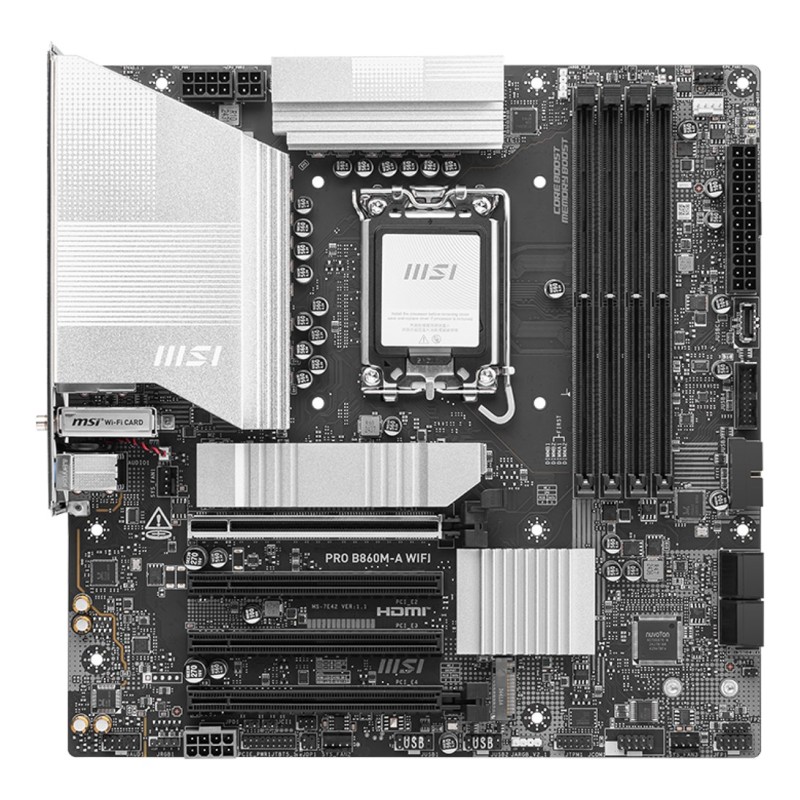 MSI PRO B860M-A WIFI motherboard Intel B860 LGA 1851 (Socket V1) micro ATX