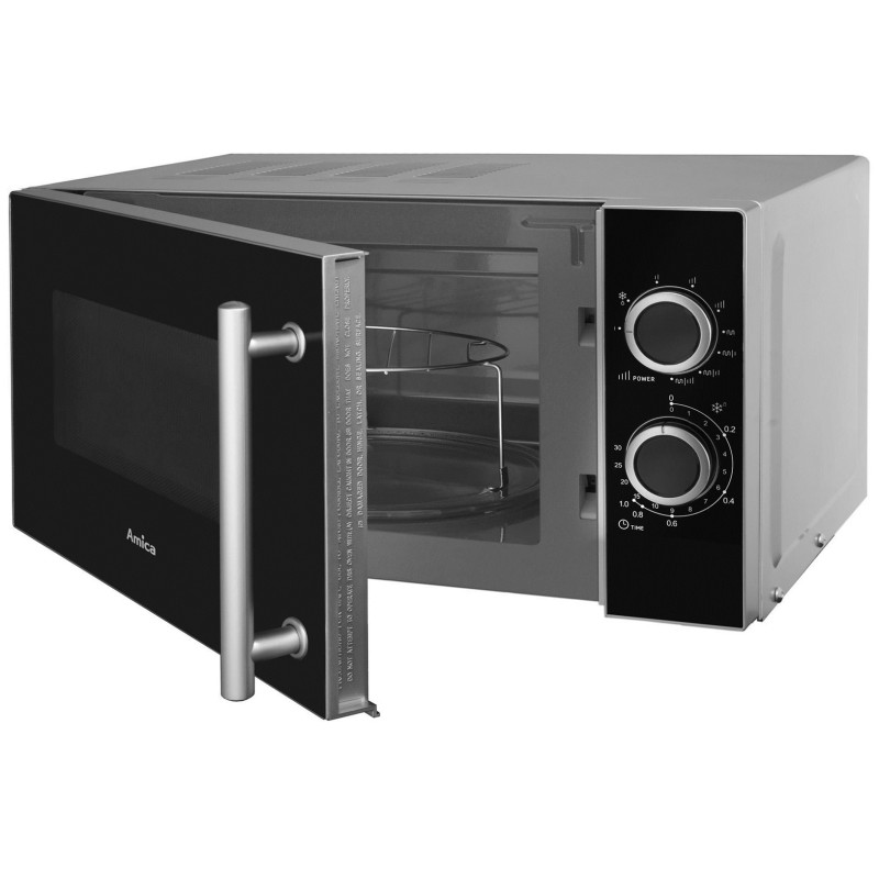 Amica AMGF20M1GS microwave Countertop Grill microwave 20 L 700 W Black, Silver Amica AMGF20M1GS microwave Countertop Grill microwave 20 L 700 W Black, Silver