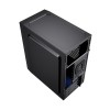 Gembird Mini-tower computer case Fornax K300, Micro-ATX, 2x USB 3.0 + 2x USB 2.0, black