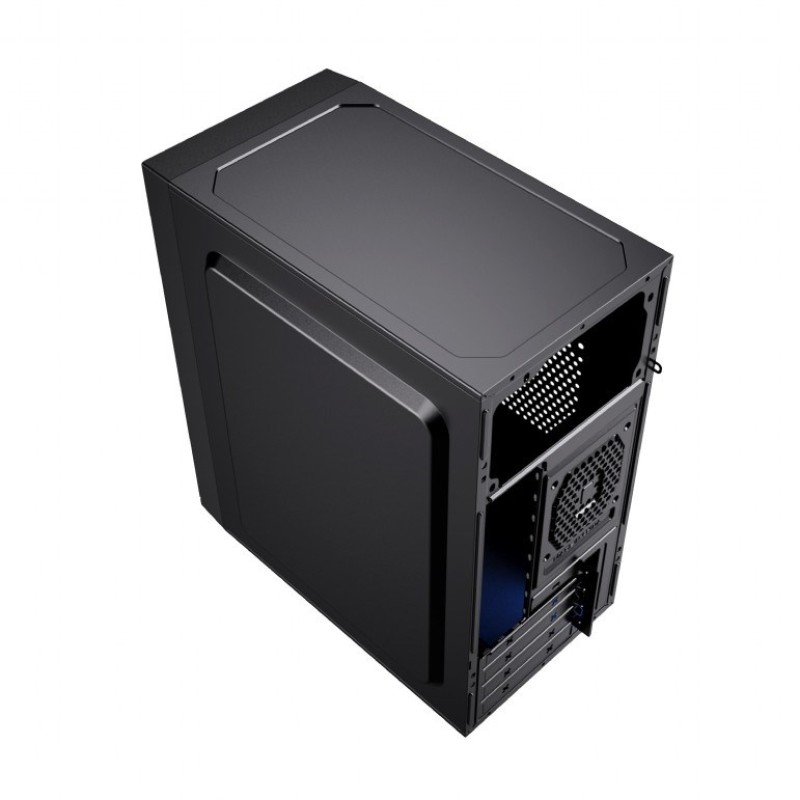 Gembird Mini-tower computer case Fornax K300, Micro-ATX, 2x USB 3.0 + 2x USB 2.0, black