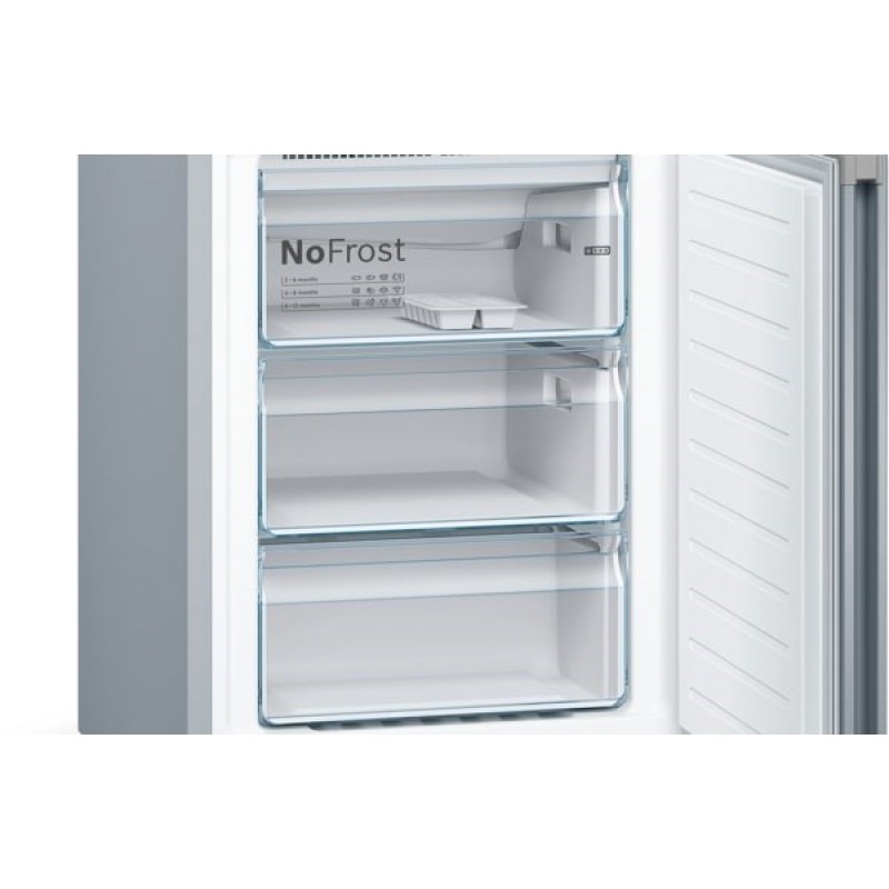 Bosch Serie 4 KGN39VIEB Fridge-Freezer Freestanding 368 L E Stainless Steel Bosch Serie 4 KGN39VIEB Fridge-Freezer Freestanding 368 L E Stainless Steel