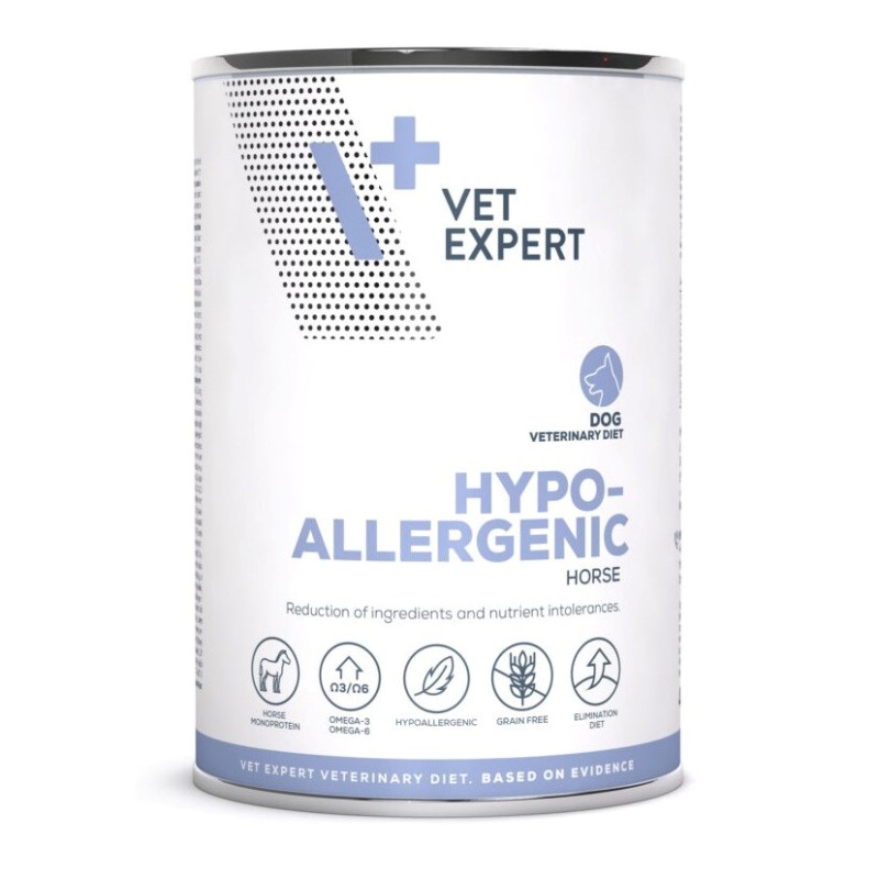 VET EXPERT Hypoallergenic Horse - wet dog food - 400g