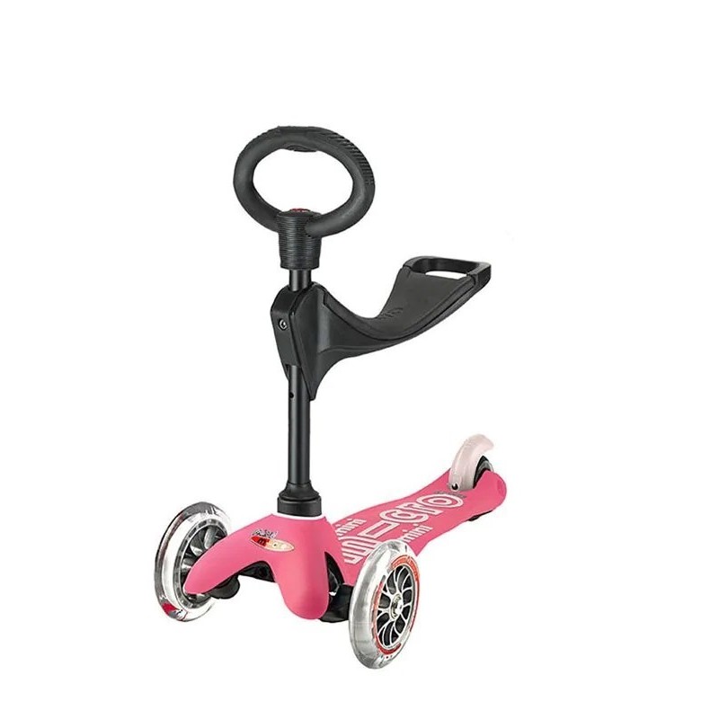 Micro three-wheeled scooter/rider Mini 3in1 Deluxe Pink Micro three-wheeled scooter/rider Mini 3in1 Deluxe Pink