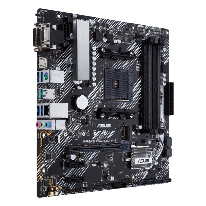 ASUS PRIME B450M-A II Socket AM4 micro ATX AMD B450 ASUS PRIME B450M-A II Socket AM4 micro ATX AMD B450