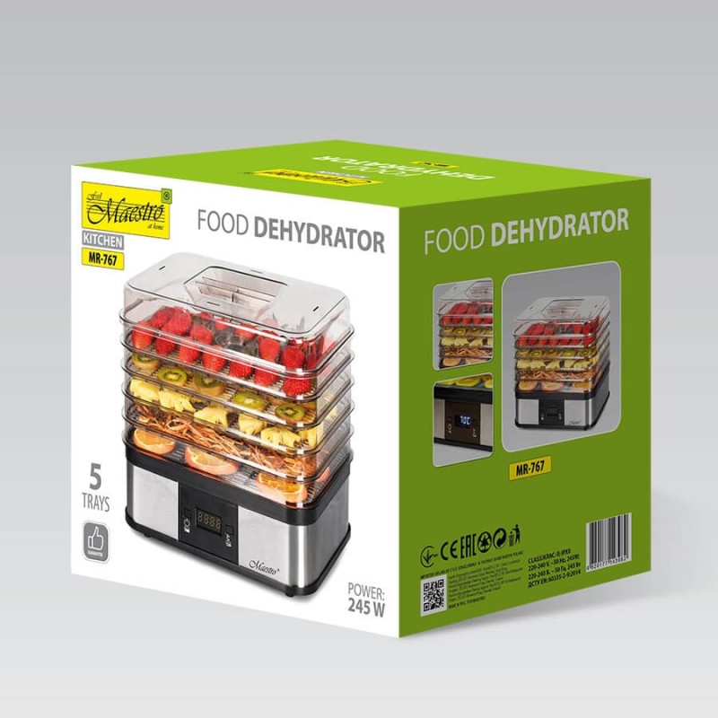 MAESTRO MR-767 Mushrooms and fruits dehydrator MAESTRO MR-767 Mushrooms and fruits dehydrator