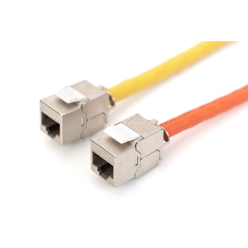 Digitus CAT 6A Keystone module, shielded, tool-free mounting connection Digitus CAT 6A Keystone module, shielded, tool-free mounting connection