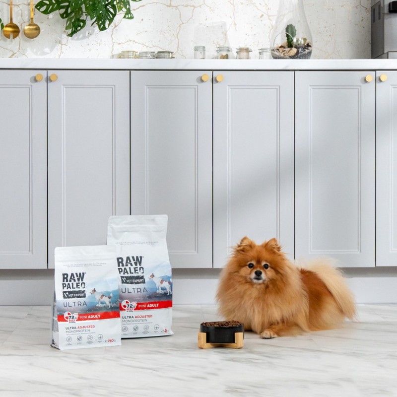 RAW PALEO Ultra Mini Adult Beef - dry dog food - 750 g RAW PALEO Ultra Mini Adult Beef - dry dog food - 750 g