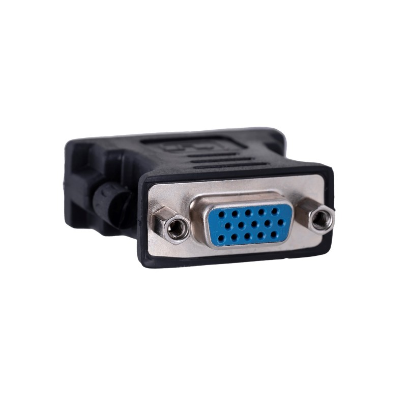 Lanberg AD-0012-BK cable gender changer DVI-I VGA (D-Sub) Black Lanberg AD-0012-BK cable gender changer DVI-I VGA (D-Sub) Black