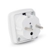 Gembird A-AC-UKEU-001 power plug adapter Type G (UK) Type F White