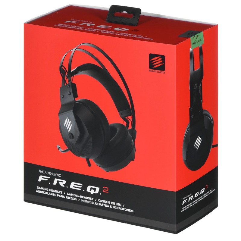 Mad Catz F.R.E.Q. 2 Headset Wired Head-band Gaming Black Mad Catz F.R.E.Q. 2 Headset Wired Head-band Gaming Black