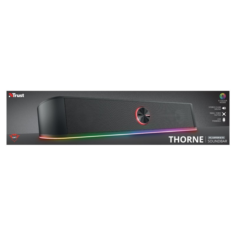 Trust GXT 619 Thorne Black 2.0 channels 6 W Trust GXT 619 Thorne Black 2.0 channels 6 W