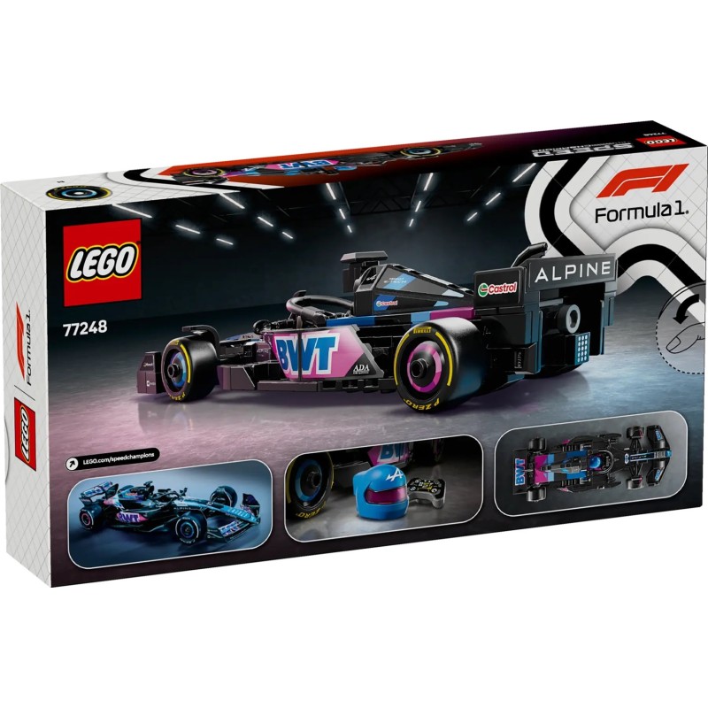 LEGO SPEED CHAMPIONS 77248 BWT Alpine F1 Team A524 LEGO SPEED CHAMPIONS 77248 BWT Alpine F1 Team A524