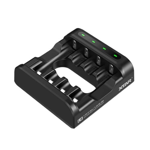 Battery charger R03 / AAA, R6 / AA Li-ion 1,5V / NiMH - 4 slots Battery charger R03 / AAA, R6 / AA Li-ion 1,5V / NiMH - 4 slots