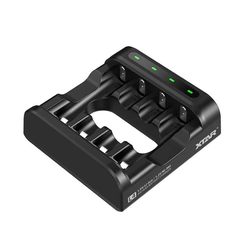 Battery charger R03 / AAA, R6 / AA Li-ion 1,5V / NiMH - 4 slots Battery charger R03 / AAA, R6 / AA Li-ion 1,5V / NiMH - 4 slots