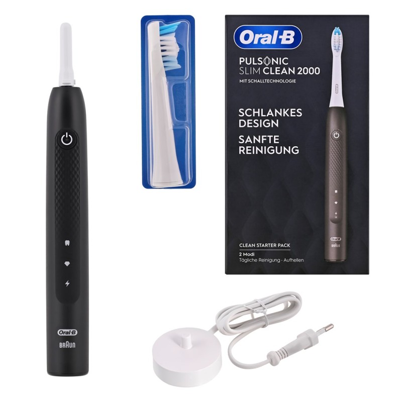 Szczoteczka Oral-B PULSONIC SLIM CLEAN 2000 czarna Szczoteczka Oral-B PULSONIC SLIM CLEAN 2000 czarna