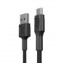 Green Cell KABGC23 USB cable USB 2.0 0.3 m USB A Micro-USB B Black
