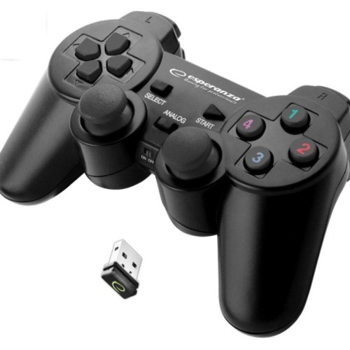 Esperanza EGG108K Gaming Controller Gamepad PC,Playstation 3 Analogue / Digital USB 2.0 Black