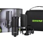 Shure SM4-K-KIT - condenser microphone, externally polarised, handle, popfilter, case