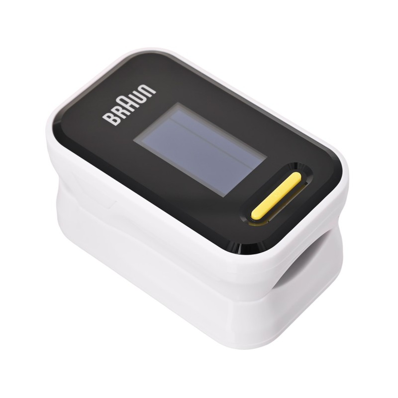 Braun YK-81CEU pulse oximeter Black, Stainless steel