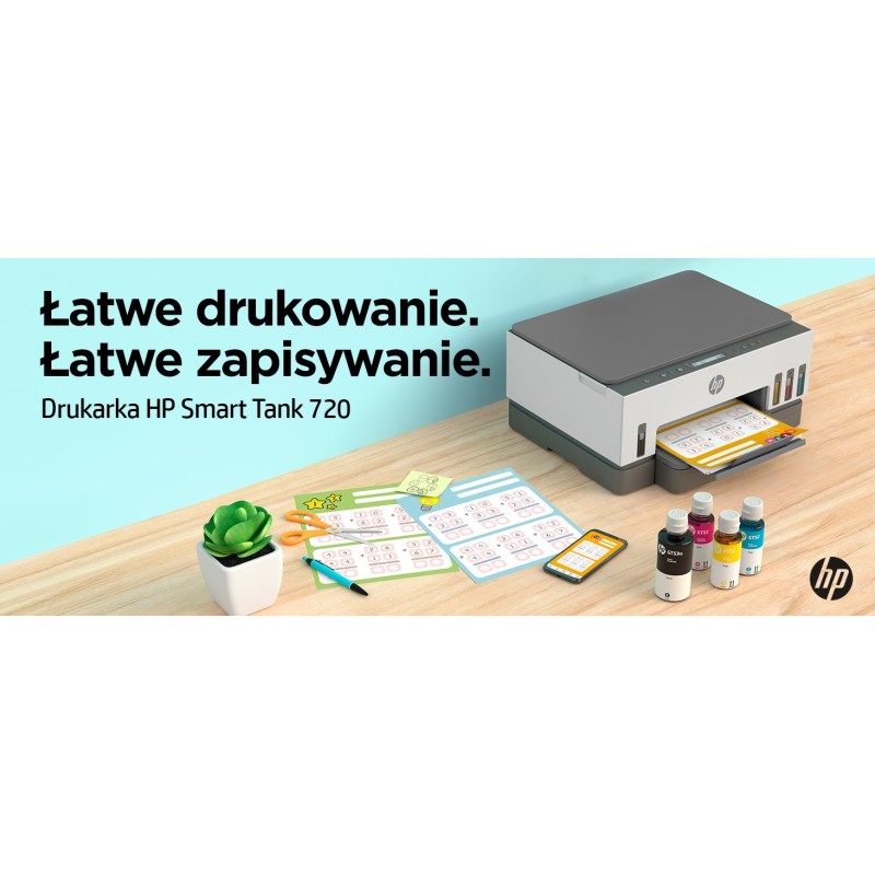HP Smart Tank 720 All-in-One Thermal inkjet A4 4800 x 1200 DPI 15 ppm Wi-Fi HP Smart Tank 720 All-in-One Thermal inkjet A4 4800 x 1200 DPI 15 ppm Wi-Fi