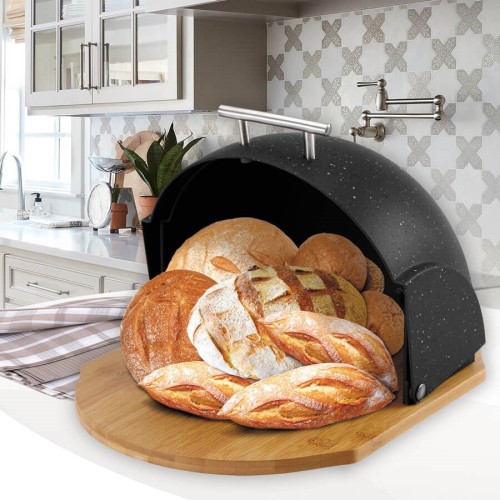 Maestro MR-1678G-BLACK Bread Loaf, black Maestro MR-1678G-BLACK Bread Loaf, black