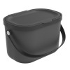 ROTHO Albula Anthracite - waste sorting container - 3,2l