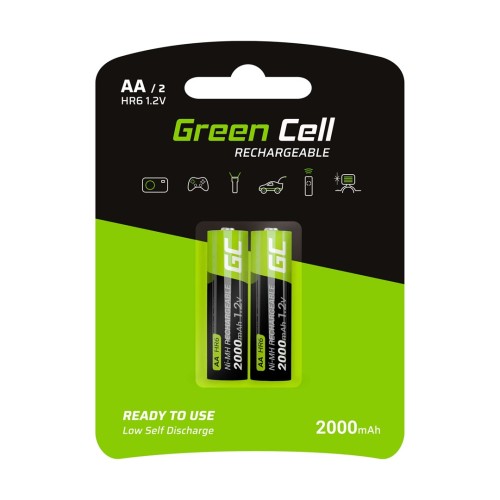 Green Cell GR06 household battery Rechargeable battery AA Nickel-Metal Hydride (NiMH) Green Cell GR06 household battery Rechargeable battery AA Nickel-Metal Hydride (NiMH)