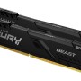 Kingston Technology FURY 16GB 3200MT/s DDR4 CL16 DIMM (Kit of 2) Beast Black