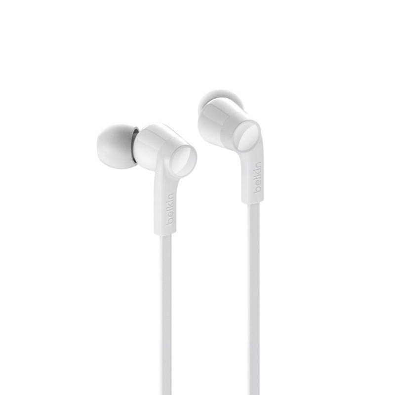 Belkin ROCKSTAR Headphones Wired In-ear Calls/Music USB Type-C White Belkin ROCKSTAR Headphones Wired In-ear Calls/Music USB Type-C White