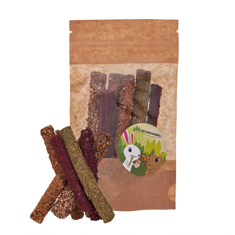 FACTORYHERBS Herbal-Vegetable Sticks - treat for rodents and rabbits - 50g