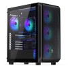 MSI MAG FORGE M100A computer case Micro Tower Black, Transparent