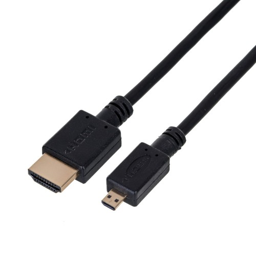 Gembird 1.8m HDMI-M/micro HDMI-M HDMI cable HDMI Type A (Standard) HDMI Type D (Micro) Black Gembird 1.8m HDMI-M/micro HDMI-M HDMI cable HDMI Type A (Standard) HDMI Type D (Micro) Black