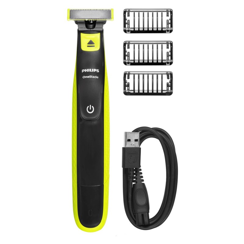 Philips Norelco OneBlade QP2724/10 men's shaver Foil shaver Trimmer Grey, Lime Philips Norelco OneBlade QP2724/10 men's shaver Foil shaver Trimmer Grey, Lime