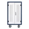 Techly I-CABINET-30DUTY portable device management cart/cabinet White, Blue